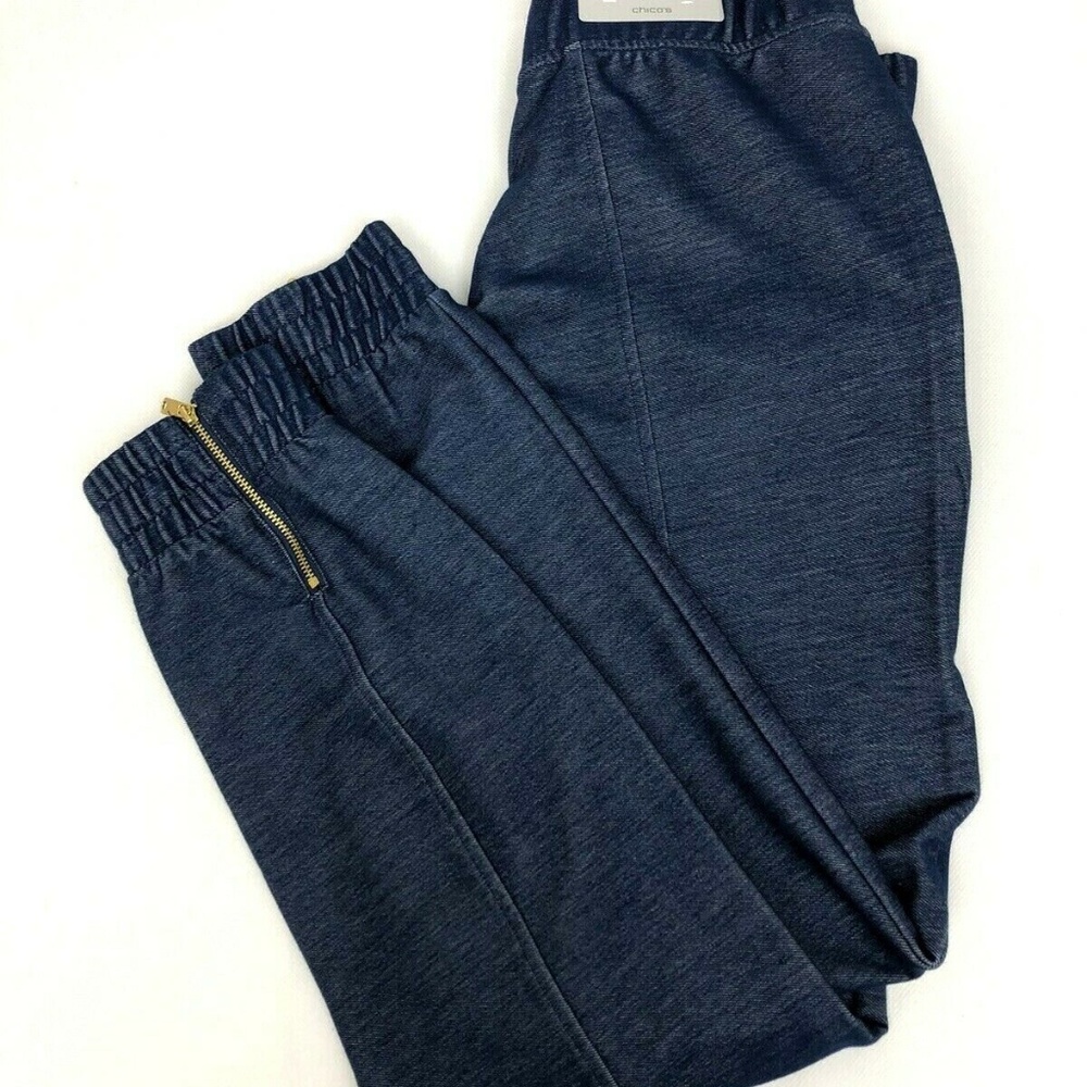 Zenergy By Chico's Indigo Jogger Pants Women's Siz